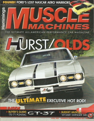 HEMMINGS MUSCLE MACHINES 2009 APR - H/O, KING COBRA, GT-37, S-3